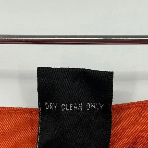 Women's Silkland Silk Dress Pants Orange Pants Size 10 - Picture 5 of 5